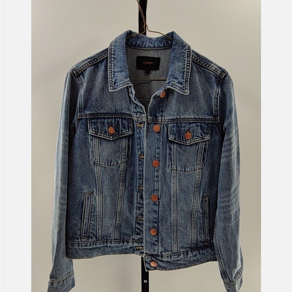100% Organic Cotton Denim Jacket quince